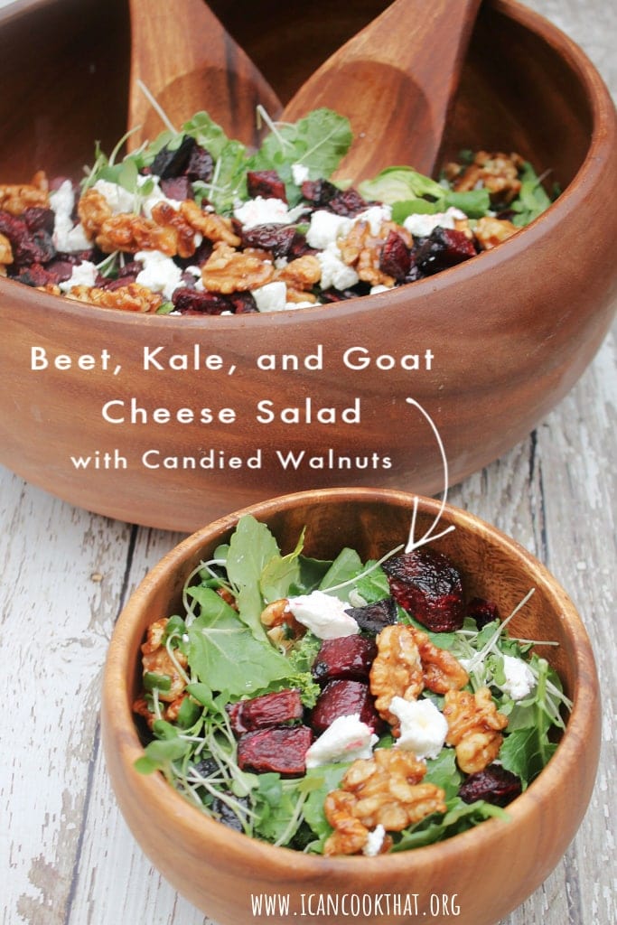 Beet Kale and Goat Cheese Salad Recipe I Can Cook That