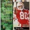Jerry Rice Pinnacle Zenith 1996 NFL Trading Card #Z-32 Back