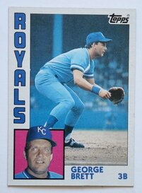 George Brett Topps 1984 MLB Trading Card #500