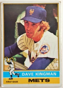 Dave Kingman Topps 1976 card 40