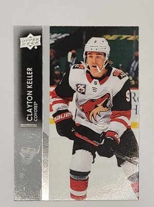 Clayton Keller Upper Deck 2021 NHL Card #11 Arizona Coyotes
