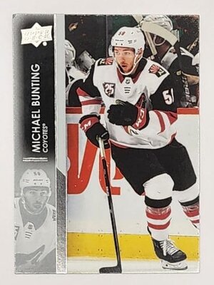 Michael Bunting Upper Deck 2021 NHL Card #7 Arizona Coyotes