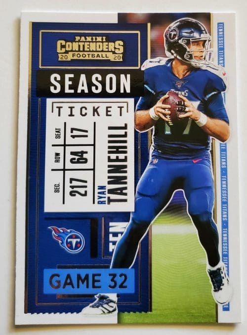 Single Football Cards of The Modern Era-Ryan Tannehill Panini Contender 2020 #9