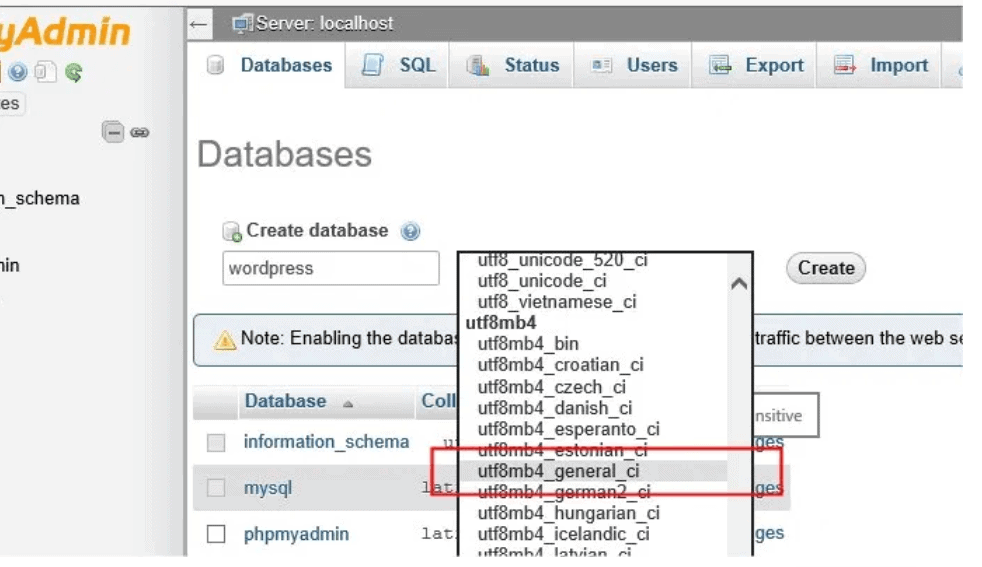 phpMyAdmin 1