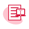 Icone Conversion de document avec OCR
