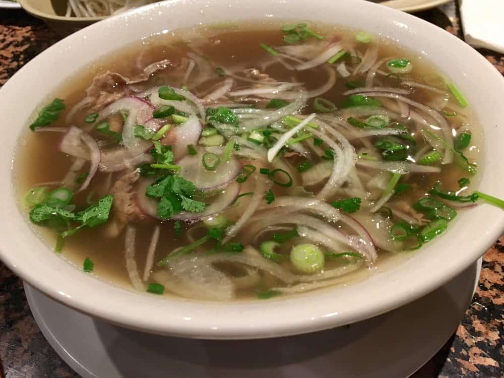 A bowl of Pho Noodle Soup