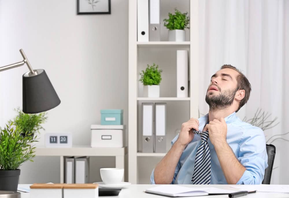 Office without air-con in heatwave