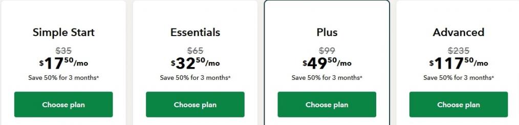 QuickBooks Pricing