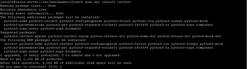 23. installing certbot Letsencrypt in ubuntu