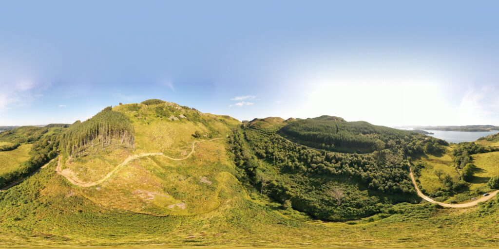 Still image taken from a digital video produced for the Ormaig Landart Project