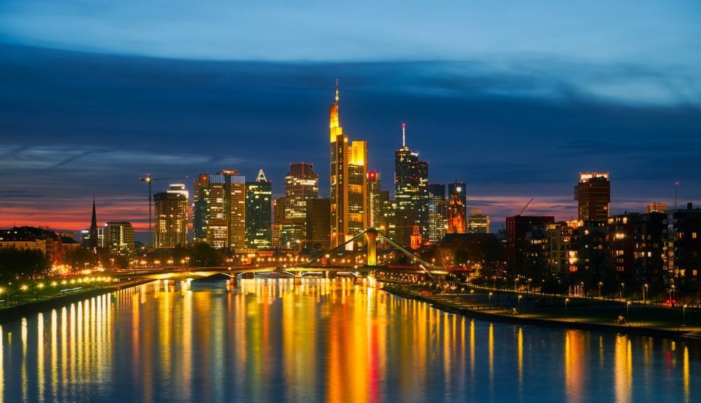 Frankfurt Skyline at night