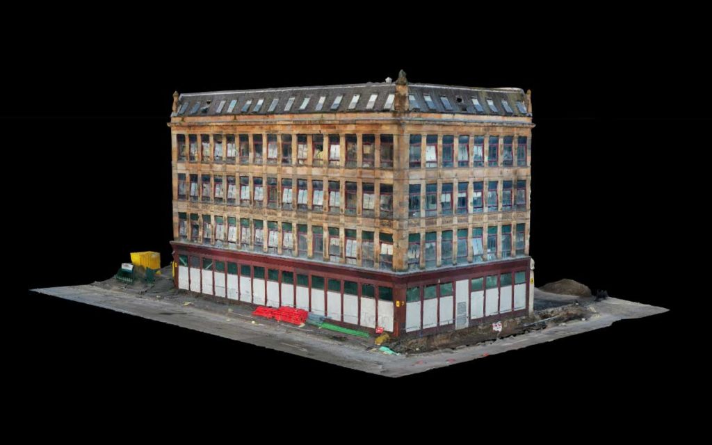 3d model from aerial building inspection