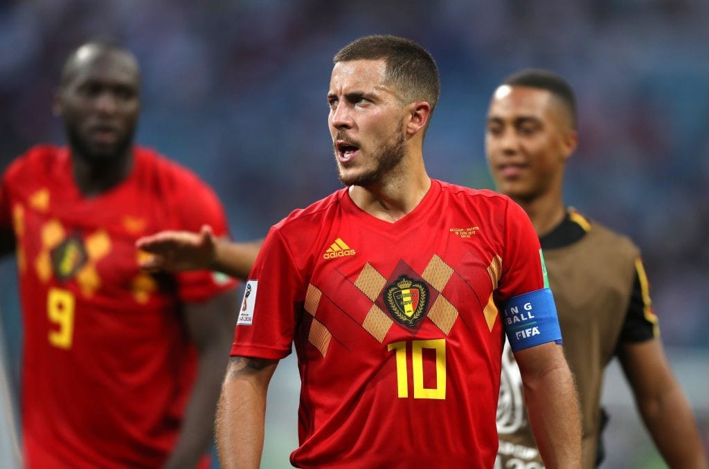 Hazard, currently on duty with Belgium, is a wanted man at the Bernabeu (Photo by Francois Nel/Getty Images)