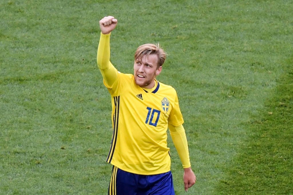 Emil Forsberg will be key to Sweden's chances against England. (Photo courtesy: AFP/Getty)