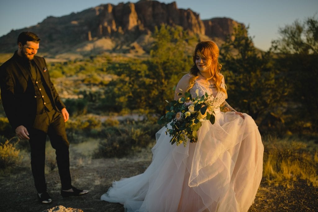 Superstition Mountain wedding