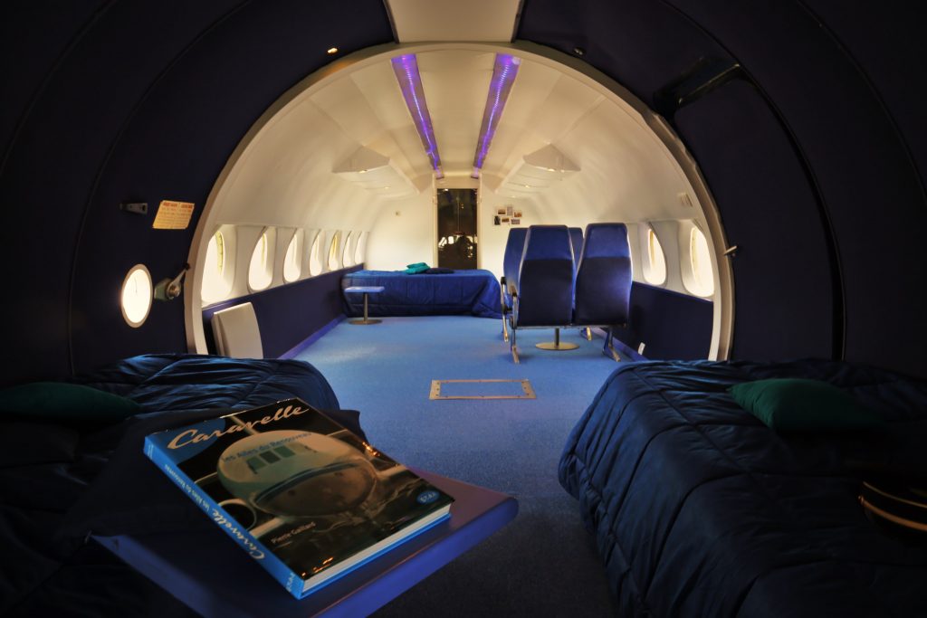 flugzeug hotel -übernachten im flugzeug