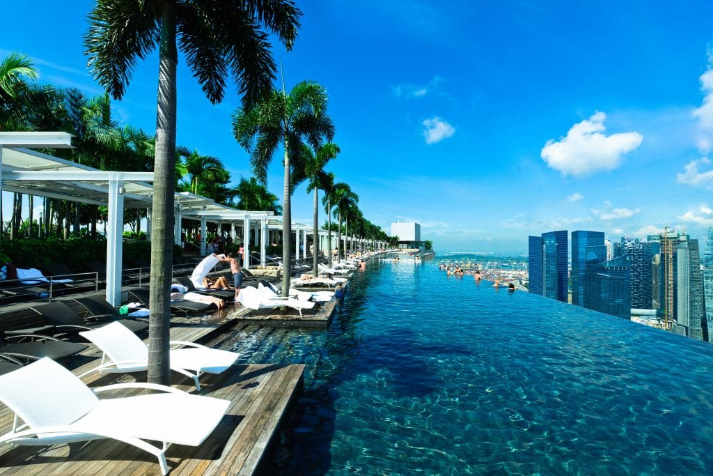 marina bay sands pool