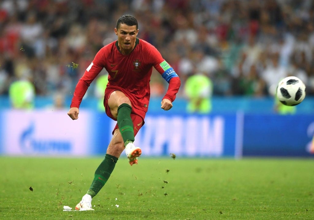 The showman doing what he does best (Photo by Stu Forster/Getty Images)