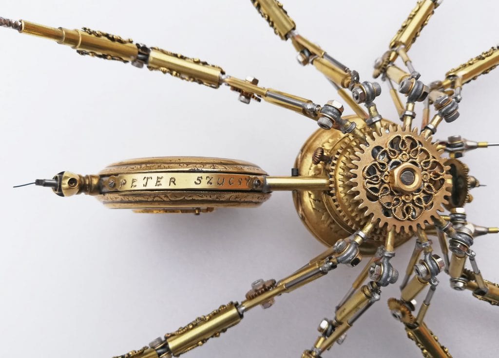 Amazing Steampunk Spider by Peter Szucsy