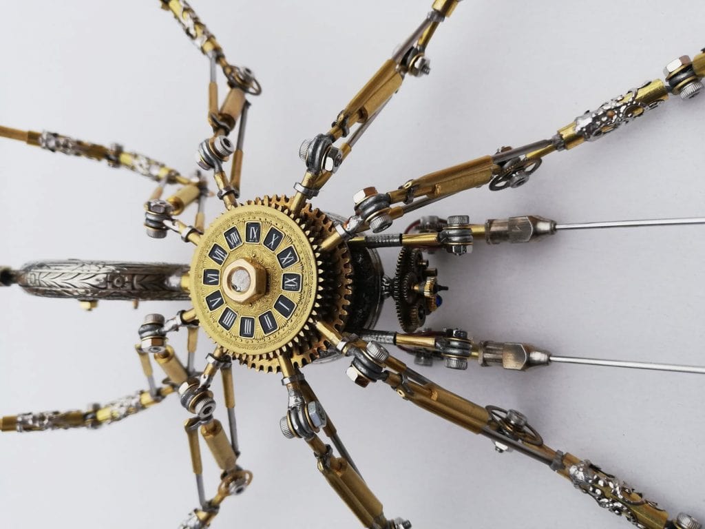 Amazing Steampunk Spider by Peter Szucsy