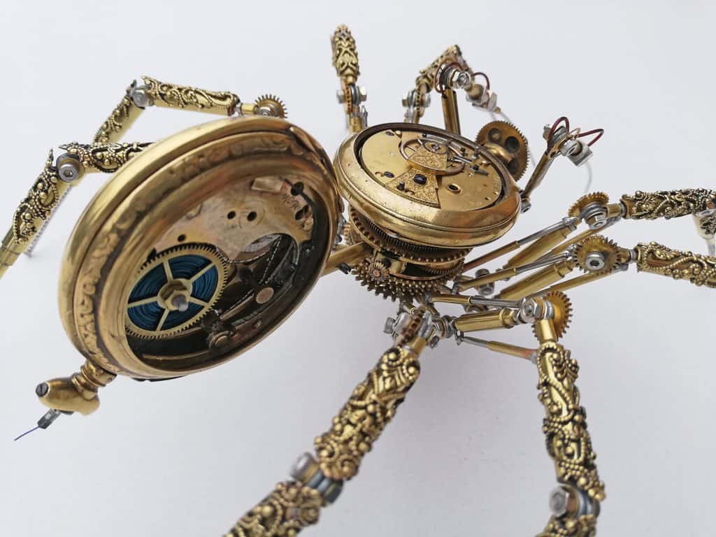 Amazing Steampunk Spider by Peter Szucsy