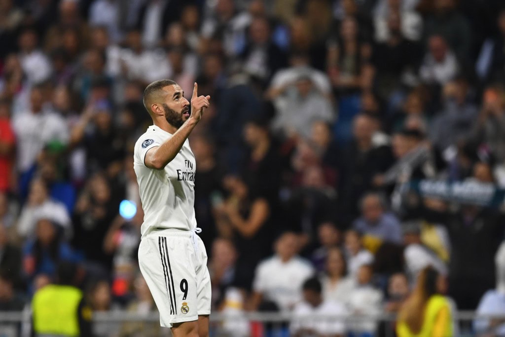 Into the 200 club for Real Madrid. (Photo by Gabriel Bouys/AFP/Getty Images)