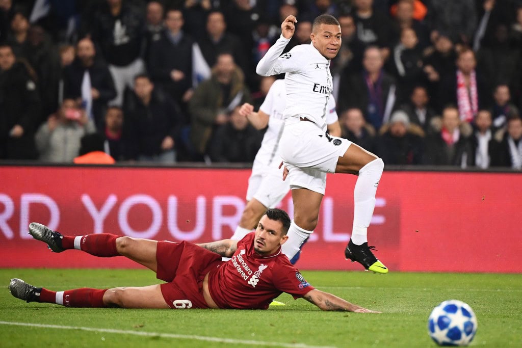 Lovren was dreadful against PSG. (Photo by Franck Fife/AFP/Getty Images)