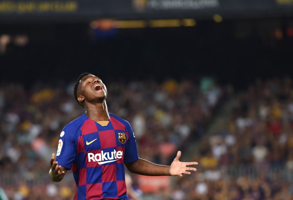 Ansu Fati rejected Real Madrid for Barcelona (Photo by Alex Caparros/Getty Images)