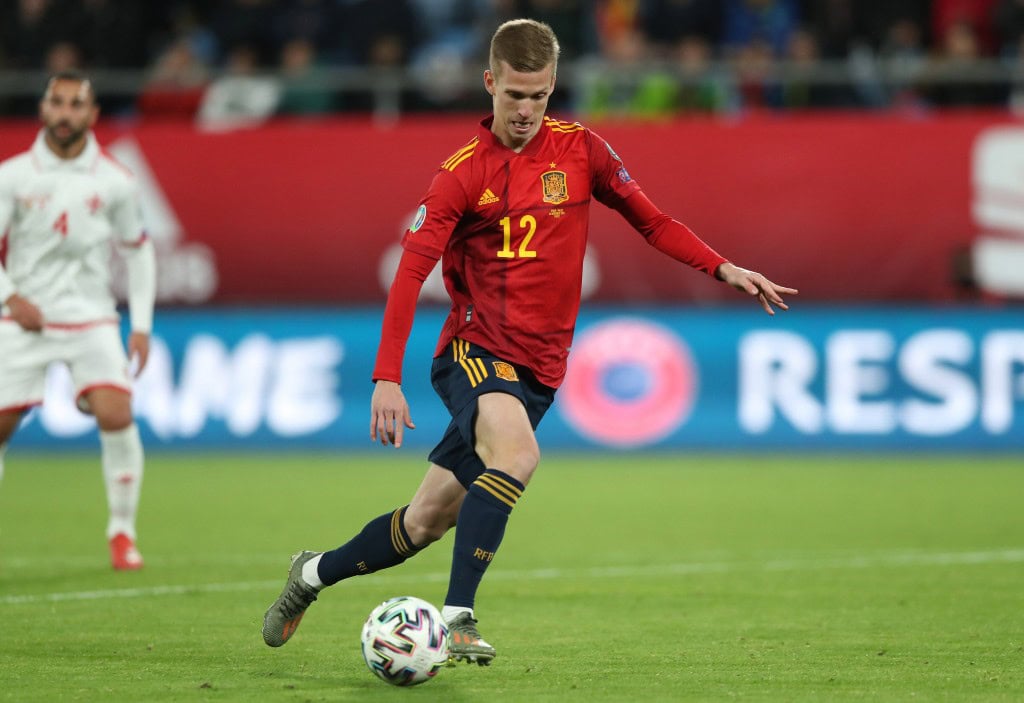 Dani Olmo could make his first start for Spain. (Photo by Angel Martinez/Getty Images)