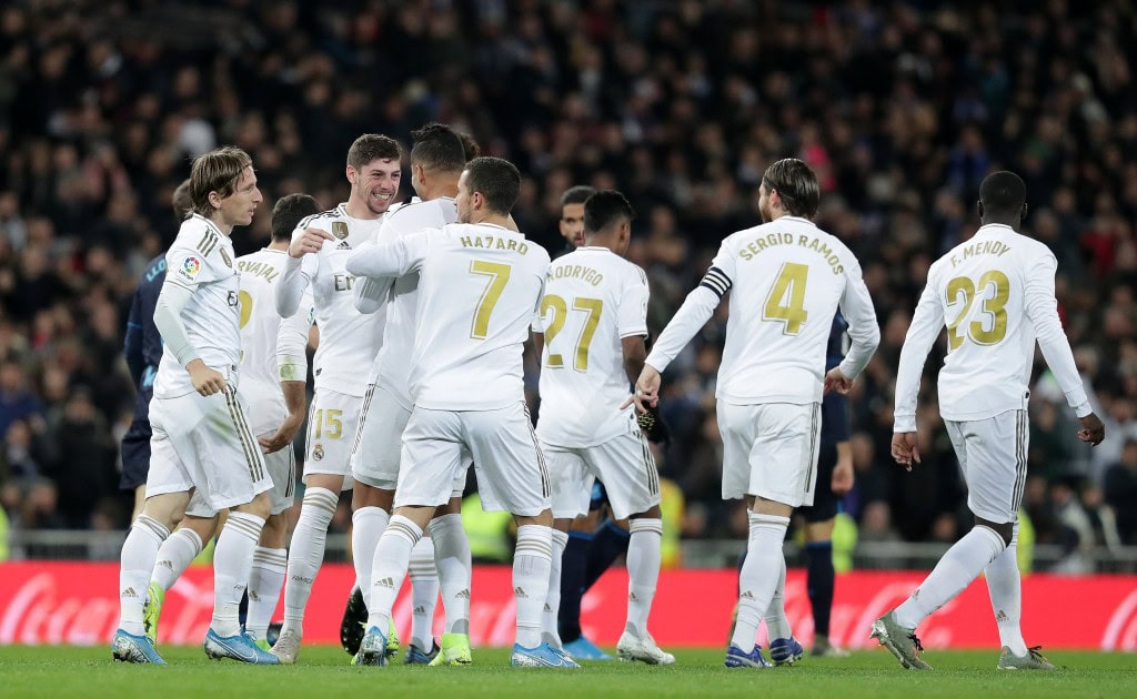 Can Real Madrid continue their fine run with a win over PSG? (Photo by Gonzalo Arroyo Moreno/Getty Images)