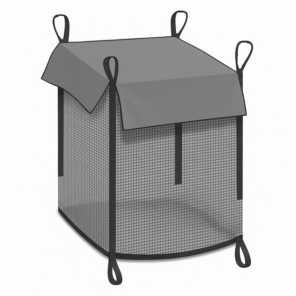 Premium Holzbag mit Abdeckung