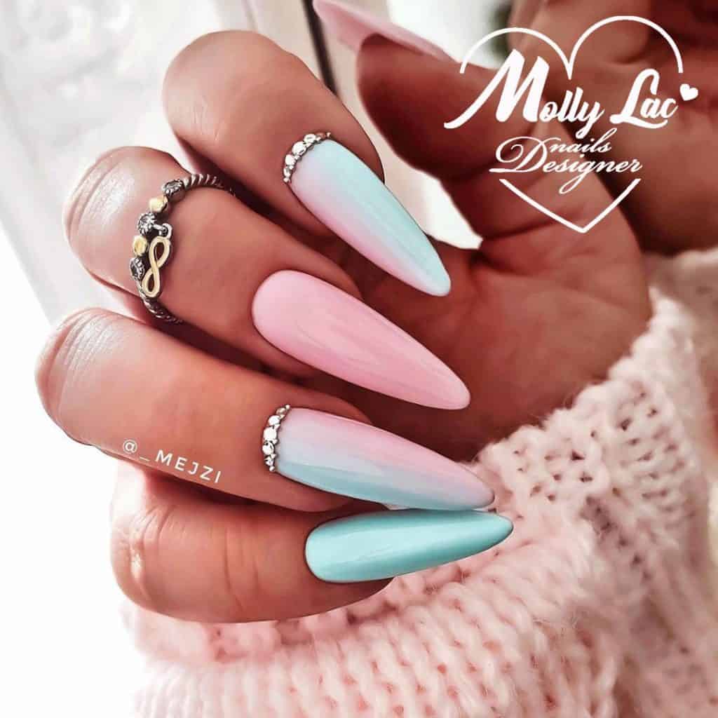 Wiedza - Jakie są trudne kolory w manicure hybrydowym i jak sobie z nimi radzić? 3 trudne kolory w manicure hybrydowym pastelowe ombre