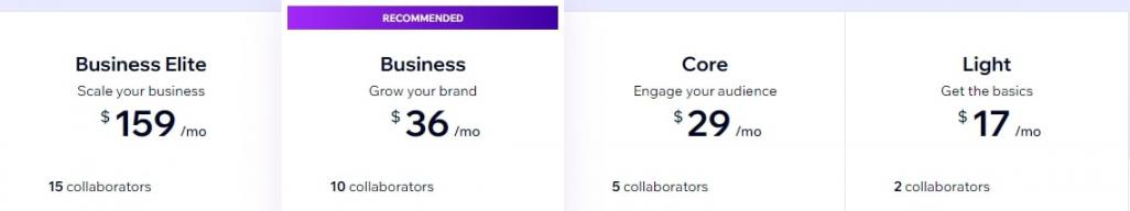 Wix-Pricing