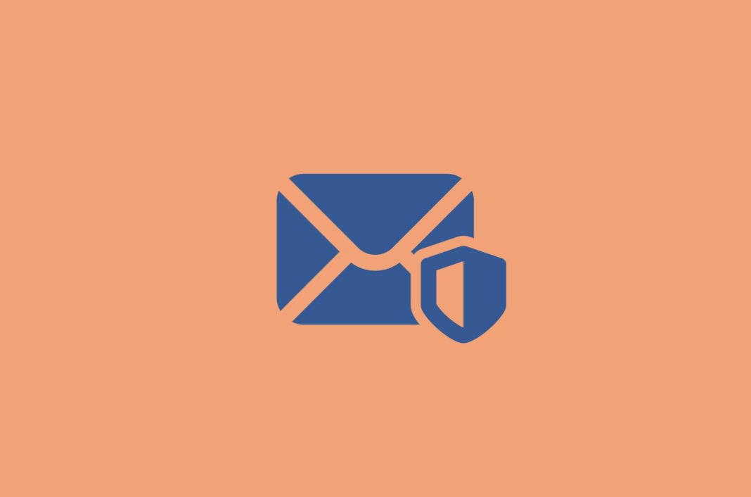 Envelope protected by a shield.