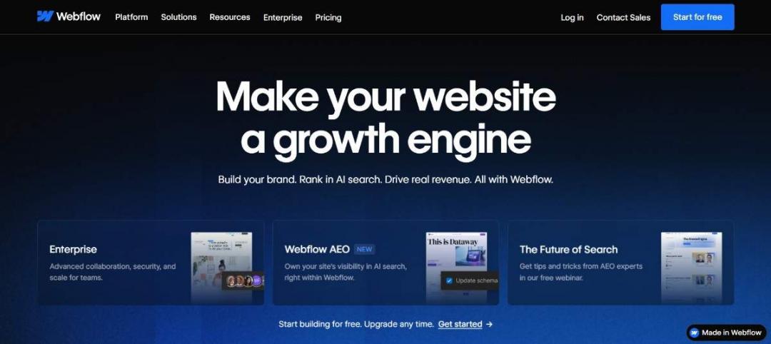 Webflow cms home