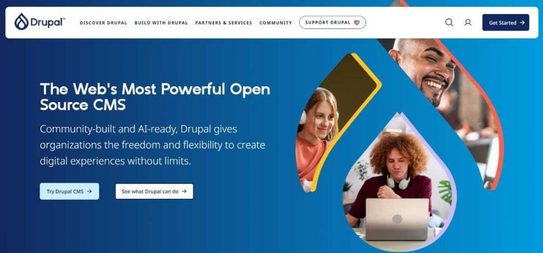 Drupal cms Home