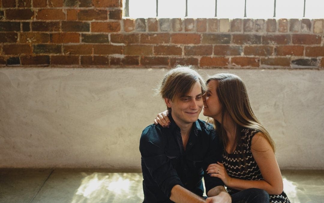 Phoenix Warehouse Summer Engagement Session | Sierra and Brian