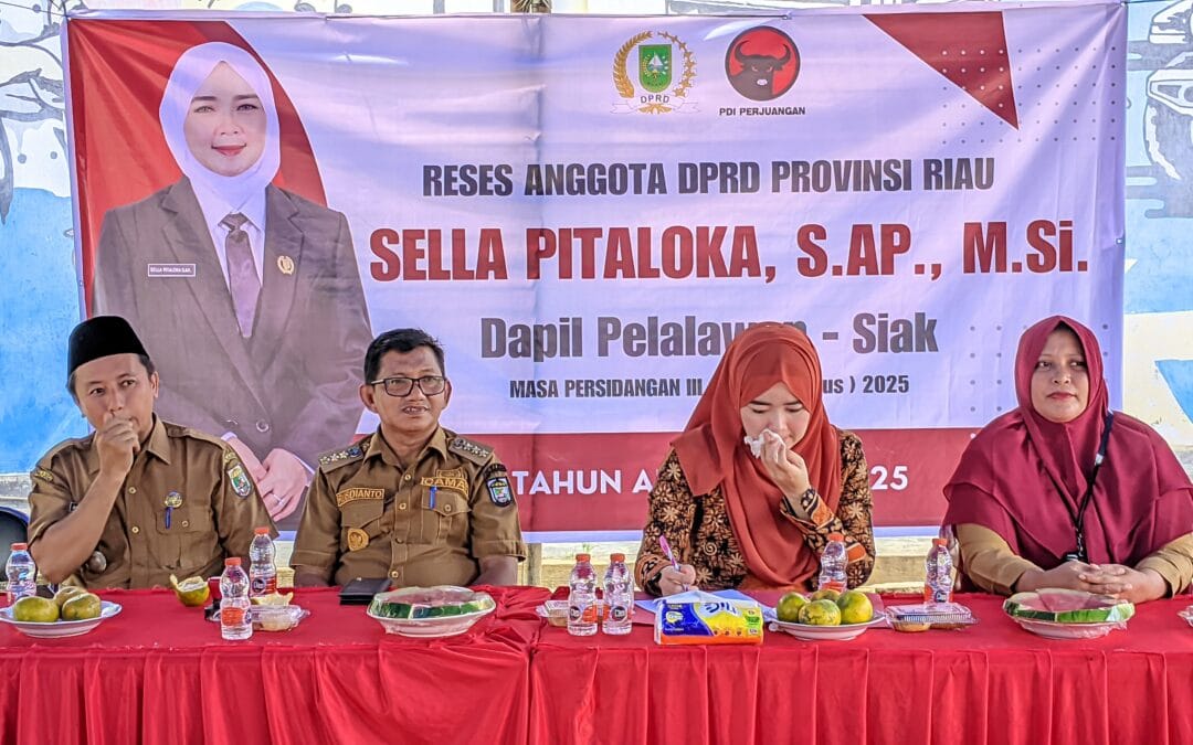 Anggota DPRD Provinsi Riau Ibu Sella Pitaloka, S.AP., M.Si Gelar Reses di Desa Bukit Lembah Subur
