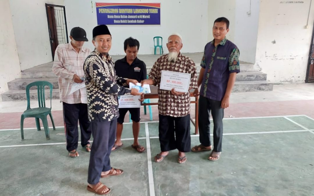 PEMDES BUKIT LEMBAH SUBUR MENYALURKAN BANTUAN BLT DD TAHAP PERTAMA TAHUN 2023
