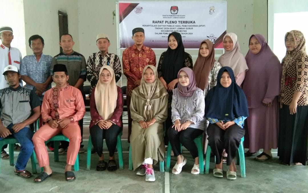 RAPAT PLENO TERBUKA REKAPITULASI DAFTAR PEMILIH HASIL PEMUKTAHIRAN (DPHP)