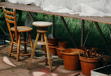 Kleine tuinmeubelen maken