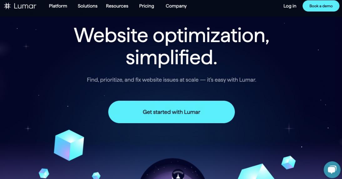 Lumar homepage