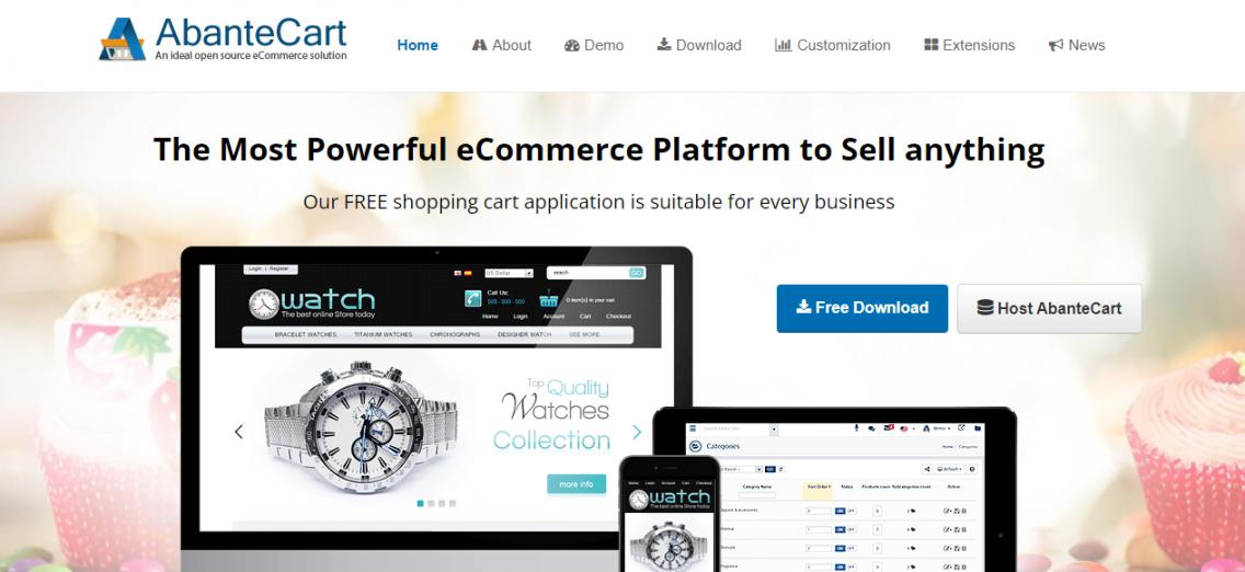 Abante cart homepage
