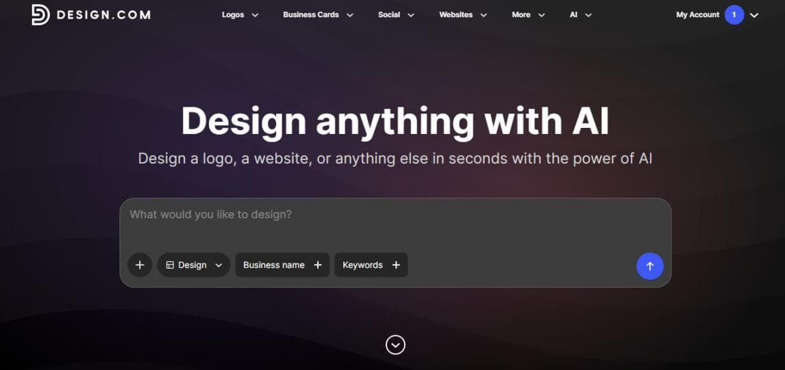 Design.com Homepage