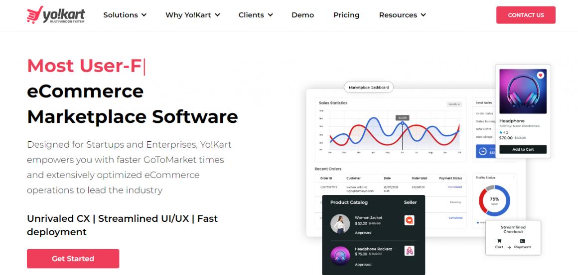 Yo!Kart homepage