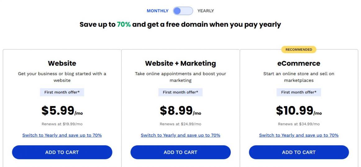 web.com pricing