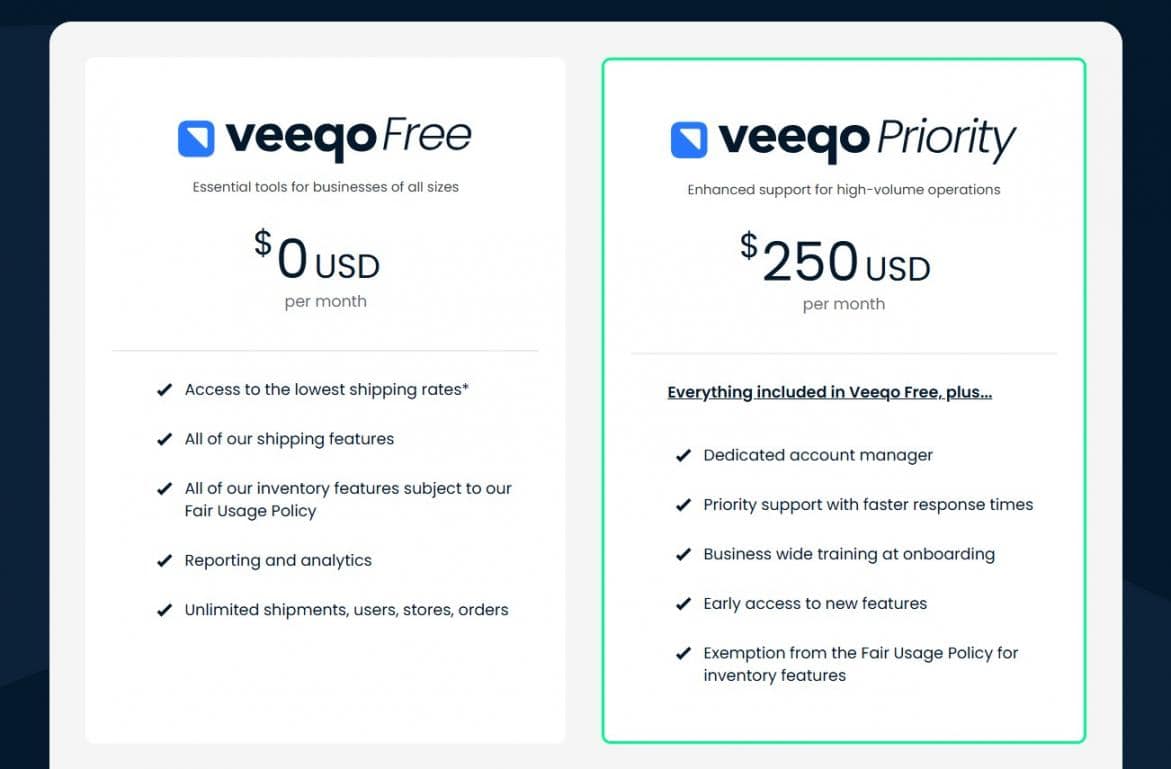 12 - Veeqo Pricing