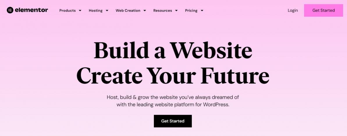 Elementor homepage
