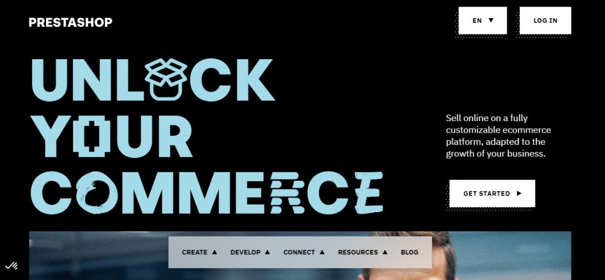 Prestashop homepage