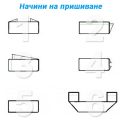 Начини на пришиване текстил